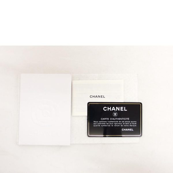 53246 12 Chanel Pearl Chain Wallet Metallic Pink