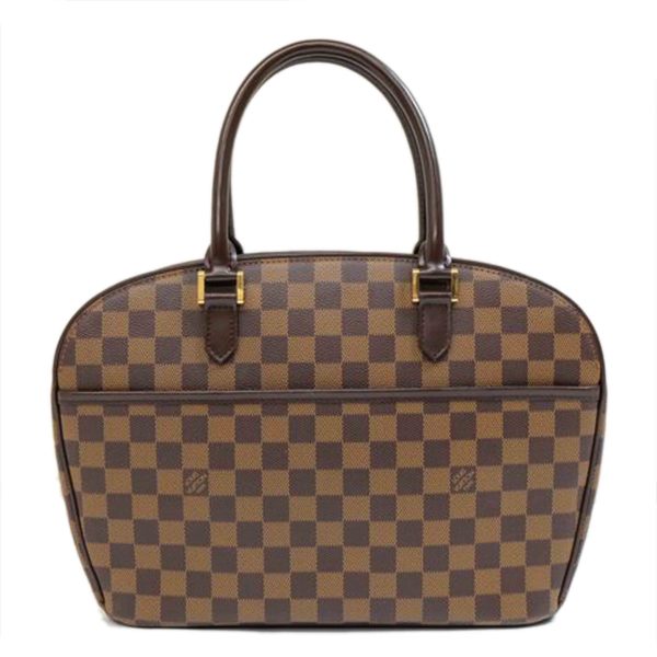 53280 1 Louis Vuitton Saria Horizontal Damier Ebene Shoulder Bag Brown