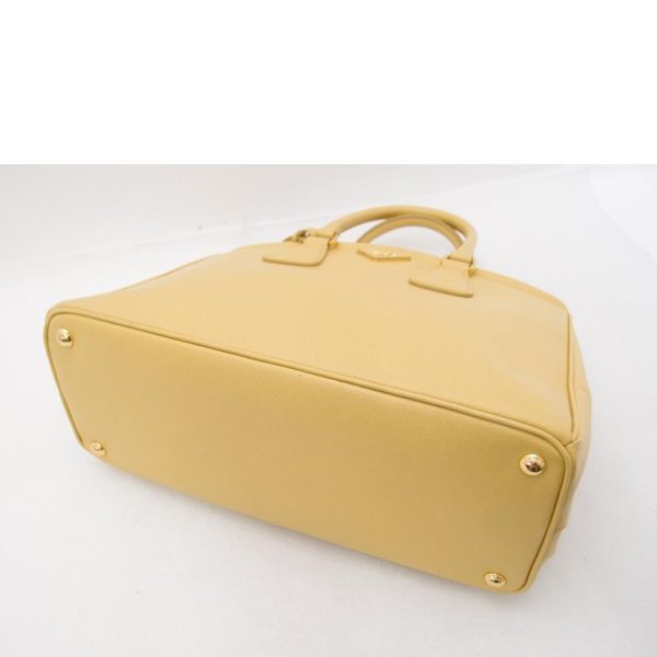 53297 3 Prada Saffiano Tote Yellow