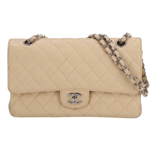 53303 1 Chanel Matelassé 25 W Flap Chain Shoulder Bag Caviar Skin