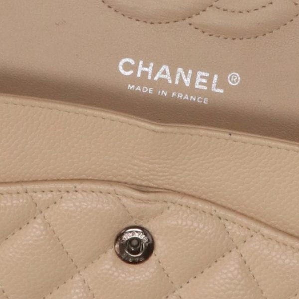 53303 9 Chanel Matelassé 25 W Flap Chain Shoulder Bag Caviar Skin