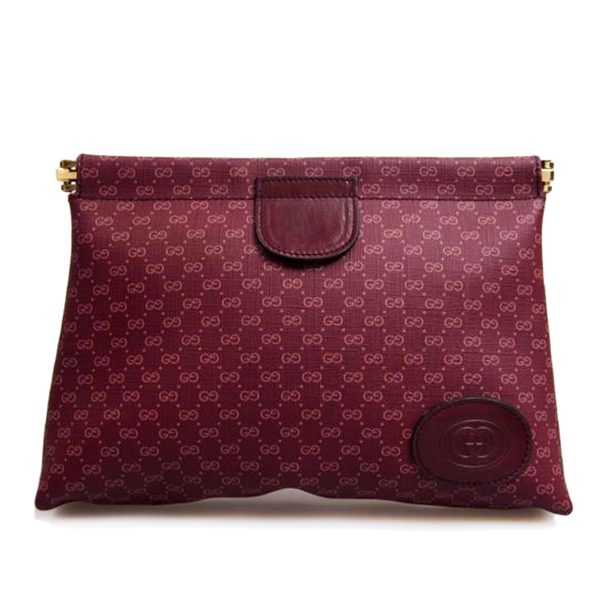 53326 1 Vintage Gucci Micro Guccissima Clutch