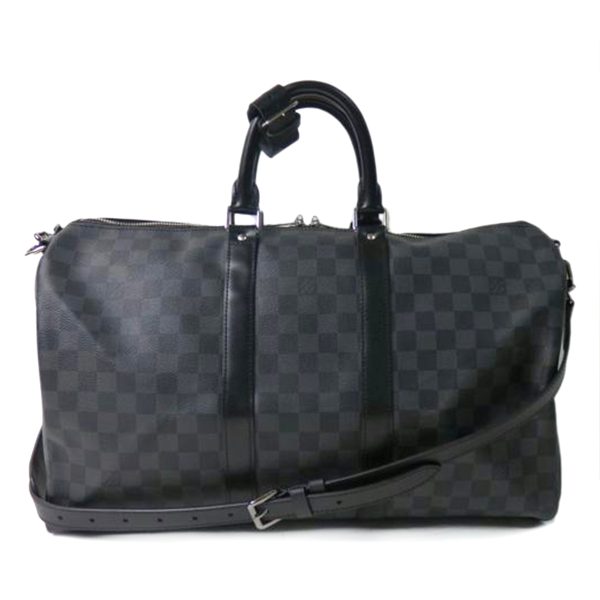 53371 1 Louis Vuitton Keepall Bandouliere 45 Bag Damier Graphite