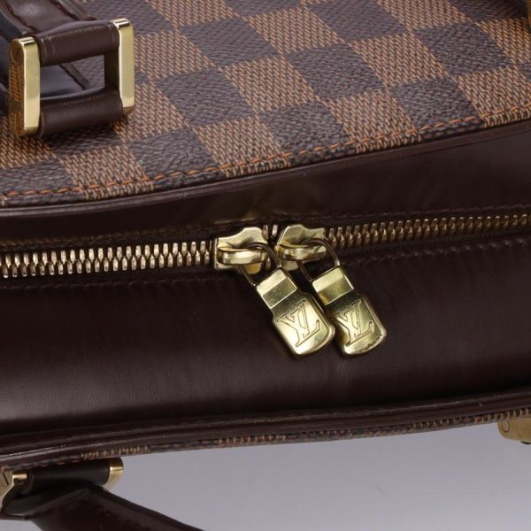 53389 6 Louis Vuitton Saria Horizontal Damier Ebene Shoulder Bag Brown