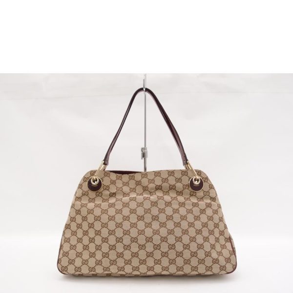 53396 2 Gucci GG Canvas Tote Bag Red