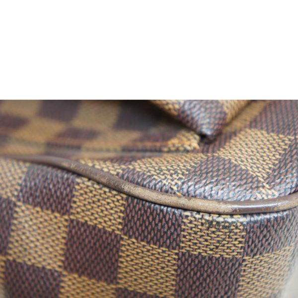 53396 6 Louis Vuitton Uzes Damier Ebene Tote Bag Brown