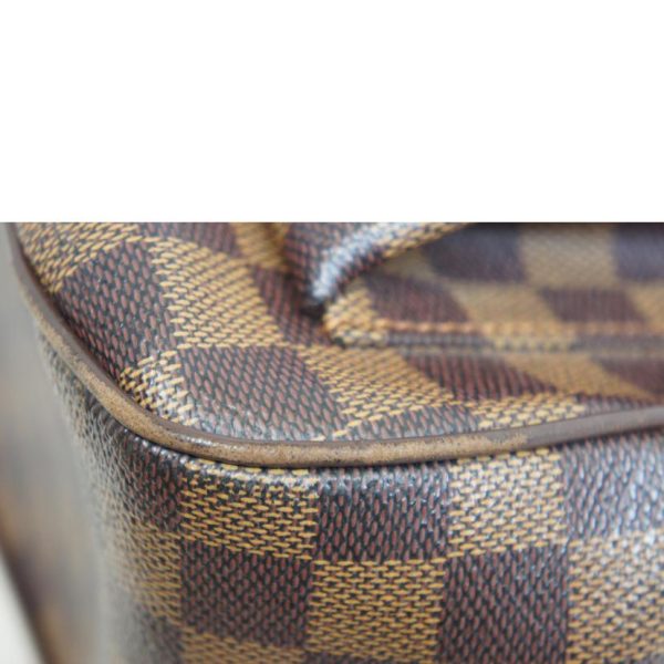 53396 9 Louis Vuitton Uzes Damier Ebene Tote Bag Brown