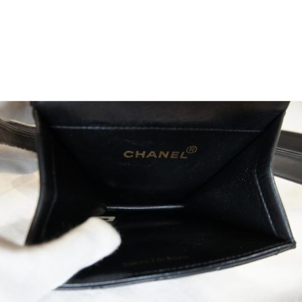 53433 5 Chanel Belt Bag Lambskin Black