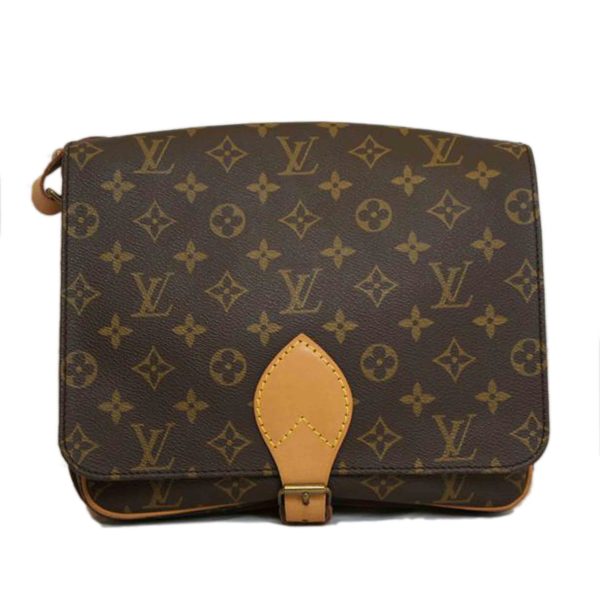 53457 1 Louis Vuitton Cartesier MM Handbag Brown