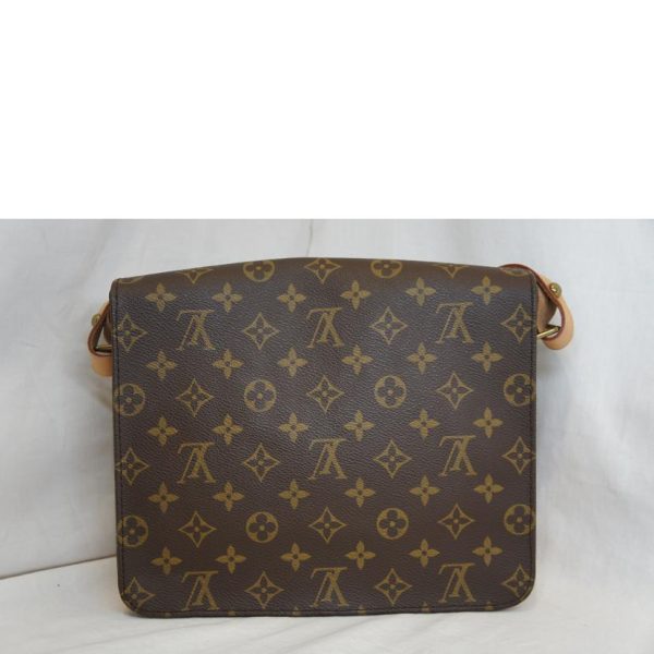 53457 2 Louis Vuitton Cartesier MM Handbag Brown