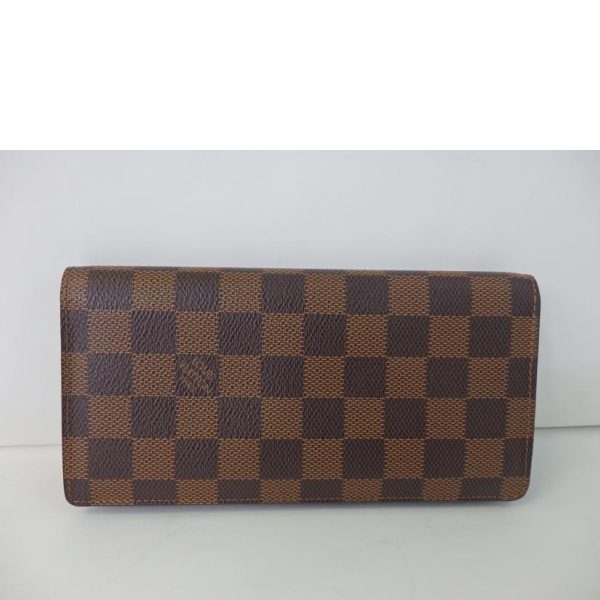 53463 2 Louis Vuitton Portefeuil Brazza Damier Wallet