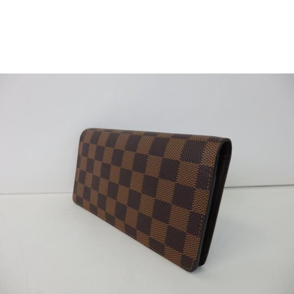 53463 3 Louis Vuitton Portefeuil Brazza Damier Wallet