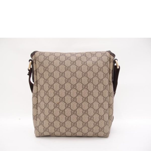 53464 2 Gucci GG Supreme Shoulder Bag Brown