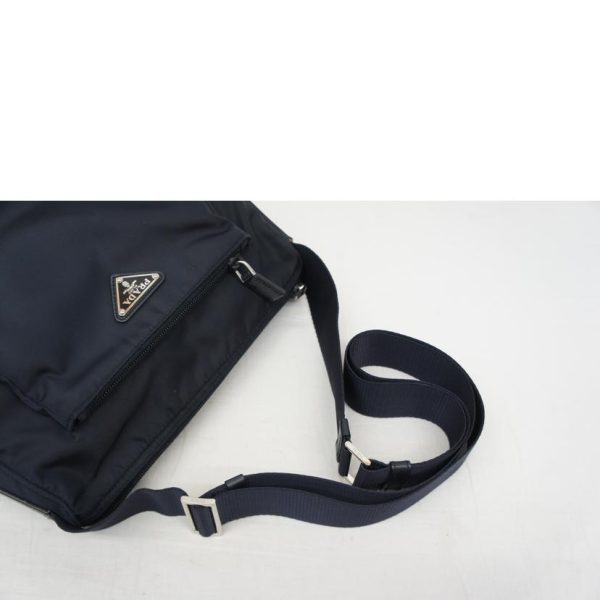 53470 4 PRADA Nylon Shoulder Bag Black