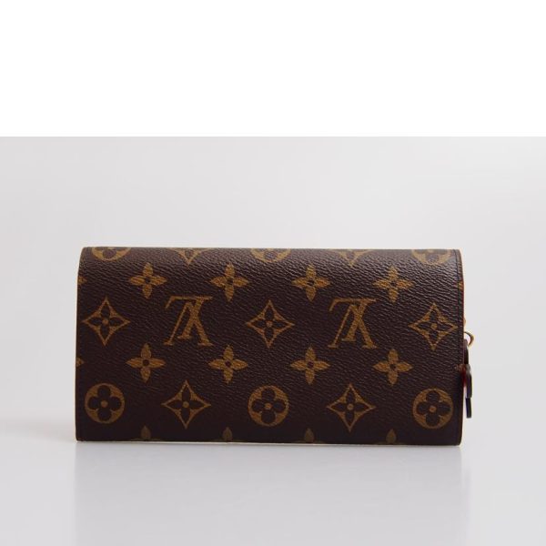 53494 2 Louis Vuitton Portefeuille Emily Bag Monogram Brown