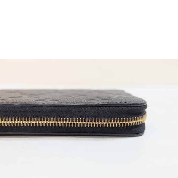 53512 7 Louis Vuitton Zippy Empreinte Wallet Black