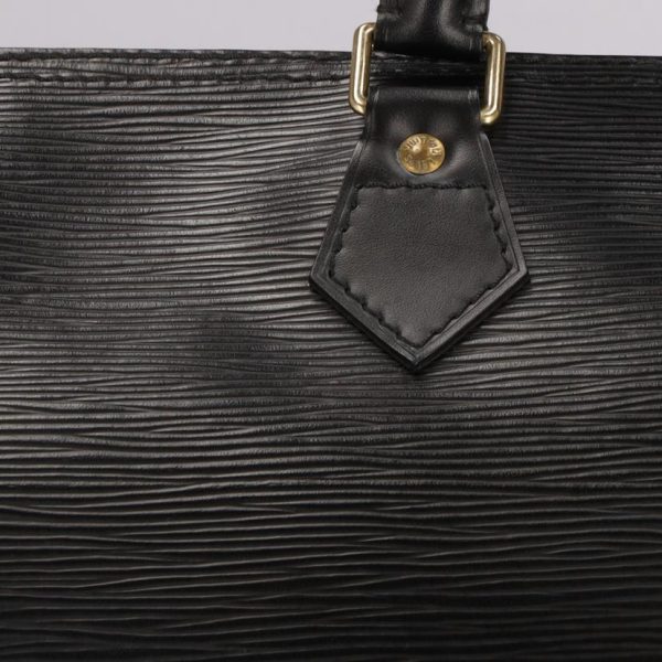 53525 6 Louis Vuitton Speedy 35 Epi Bag Black