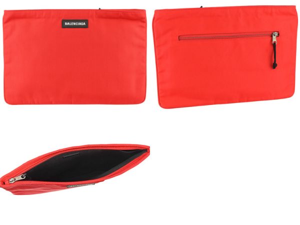 5353349ty356404b Balenciaga Clutch Bag Pouch Red