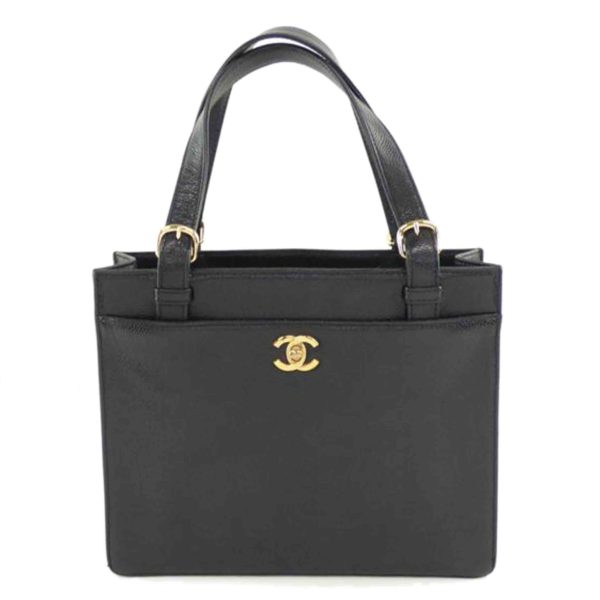 53556 1 Chanel Caviar Handbag Black