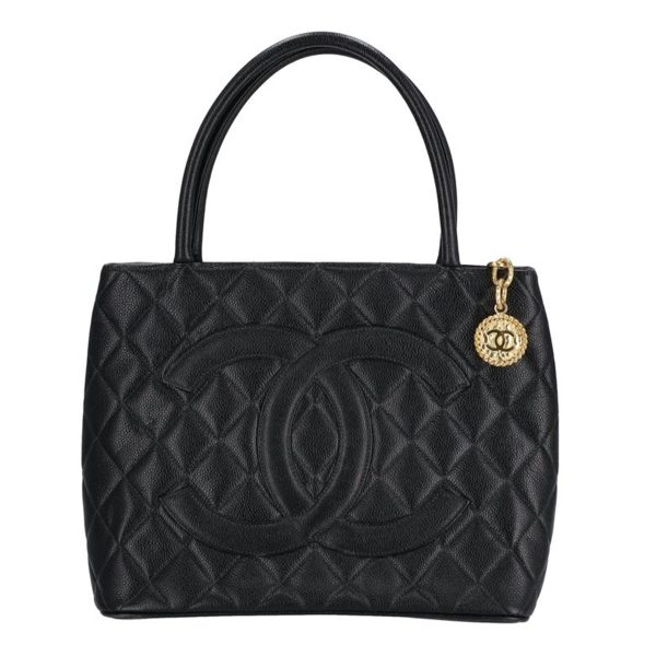 53563 1 Chanel Reprint Tote Bag Black