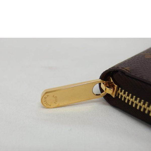 53598 8 Louis Vuitton Zippy Monogram Wallet Brown