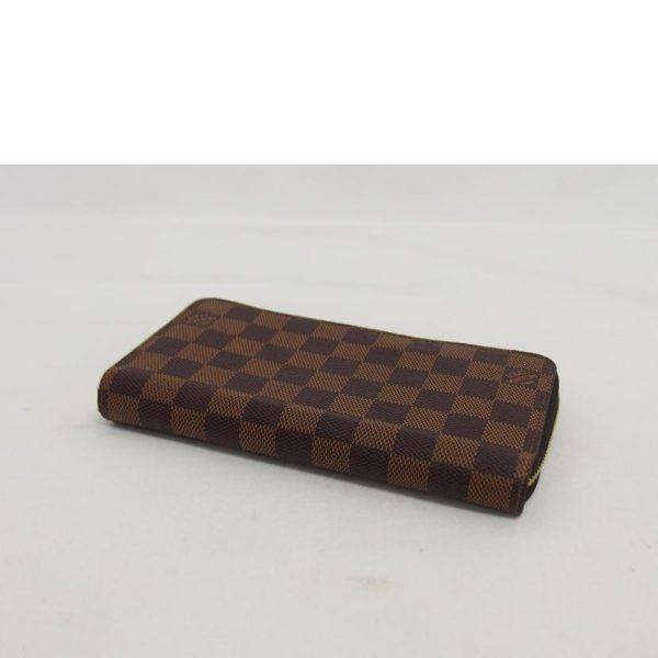 53604 3 Louis Vuitton Zippy Wallet Damier Ebene Wallet Bag Brown