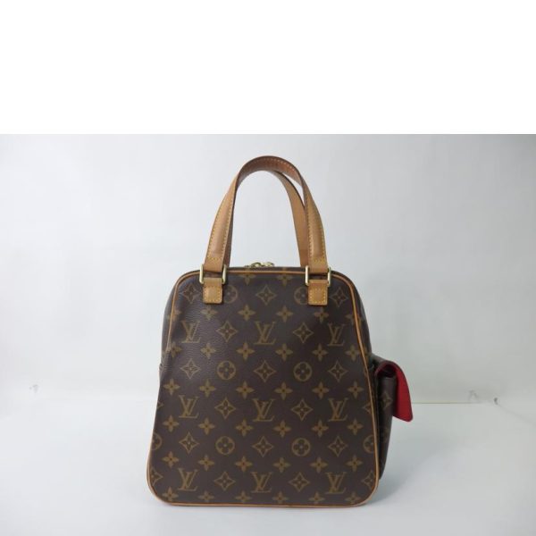 53617 2 Louis Vuitton Exantrie Cité Monogram Handbag Brown