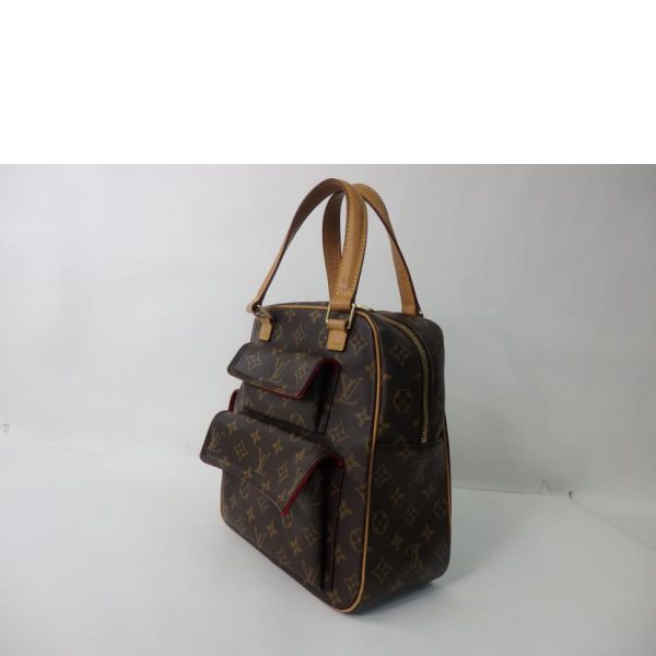 53617 3 Louis Vuitton Exantrie Cité Monogram Handbag Brown