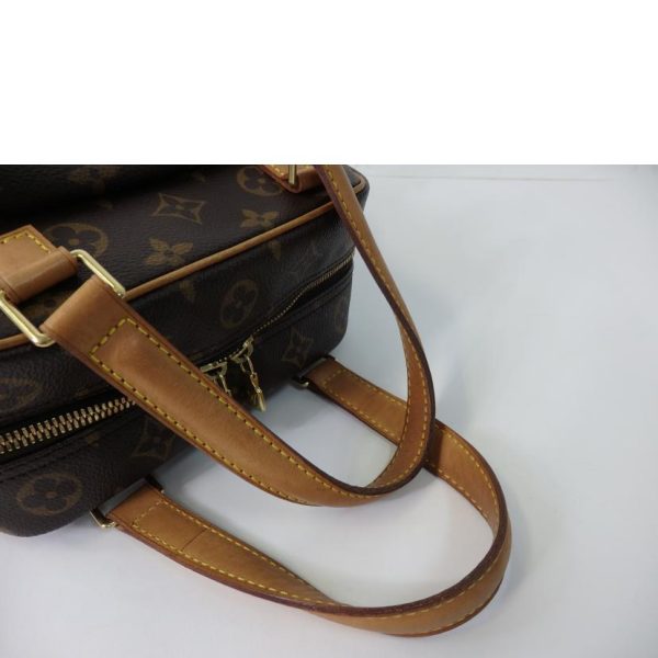 53617 5 Louis Vuitton Exantrie Cité Monogram Handbag Brown