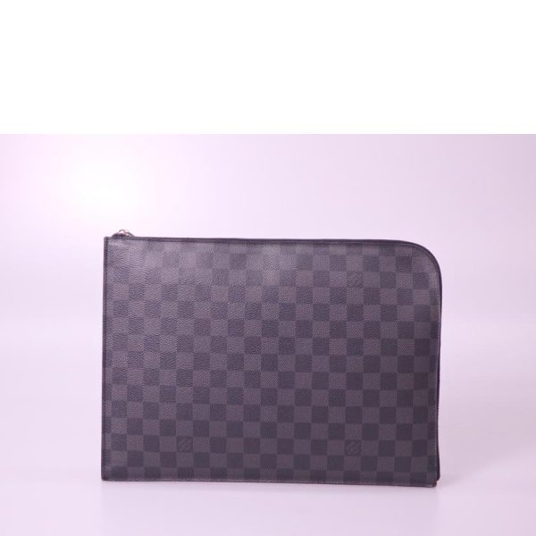 53635 2 Louis Vuitton Pochette Jour GM Graphite Black