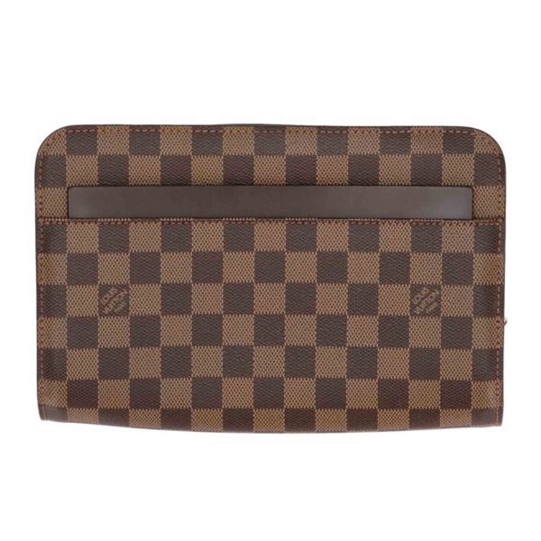 53655 1 Louis Vuitton Saint Louis Damier Ebene Shoulder Bag Brown