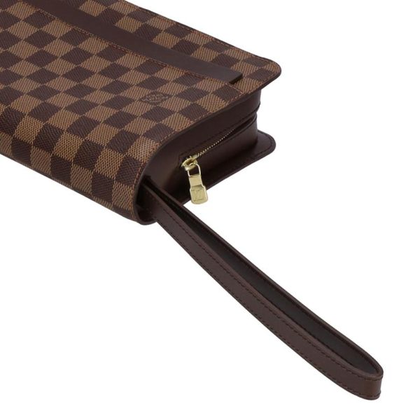 53655 5 Louis Vuitton Saint Louis Damier Ebene Shoulder Bag Brown