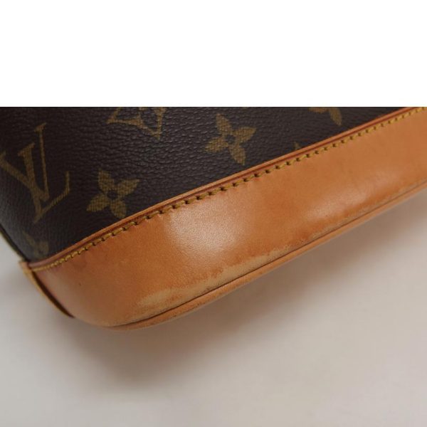 53761 8 Louis Vuitton Alma Monogram Canvas Bag Brown