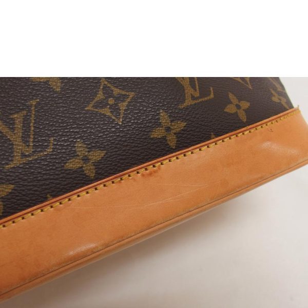 53761 9 Louis Vuitton Alma Monogram Canvas Bag Brown