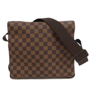 53833 1 Louis Vuitton Neverfull MM Tote Bag Canvas Brown