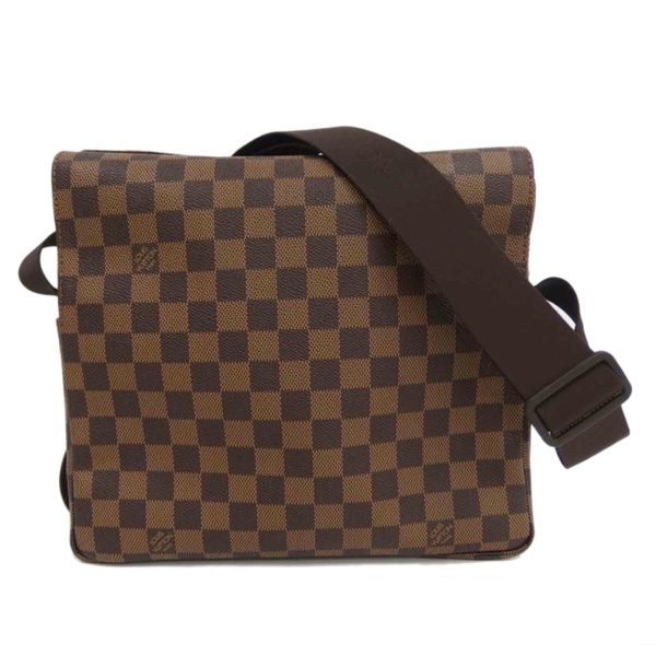 53833 1 Louis Vuitton Naviglio Damier Shoulder Bag Brown