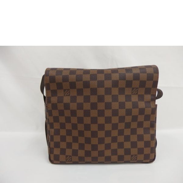 53833 2 Louis Vuitton Naviglio Damier Shoulder Bag Brown