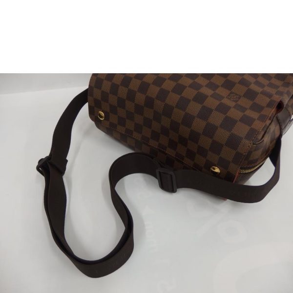 53833 4 Louis Vuitton Naviglio Damier Shoulder Bag Brown