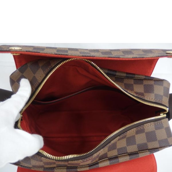 53833 5 Louis Vuitton Naviglio Damier Shoulder Bag Brown