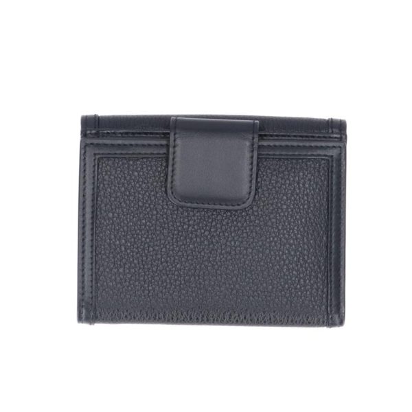 53841 2 Prada W Hook Compact Wallet Black