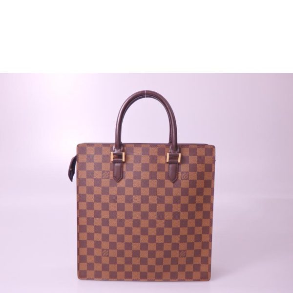 53932 2 Louis Vuitton Venice Damier Handbag Ebene Brown