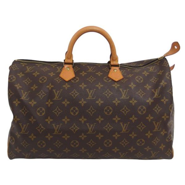 53963 1 Louis Vuitton Speedy Monogram Handbag Brown