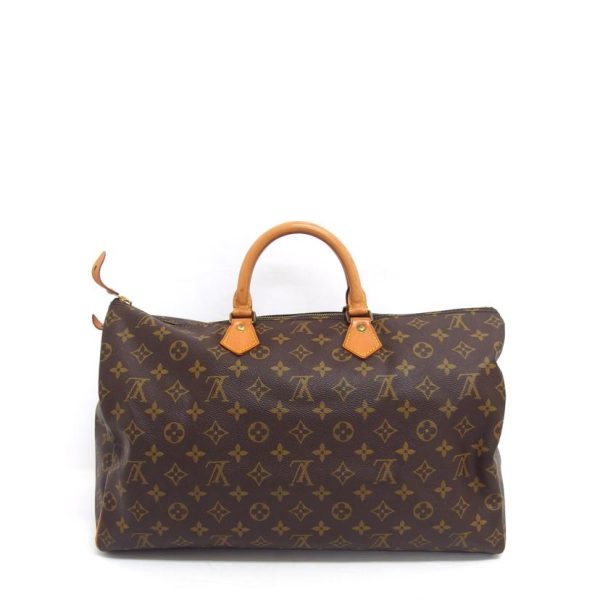 53963 2 Louis Vuitton Speedy Monogram Handbag Brown