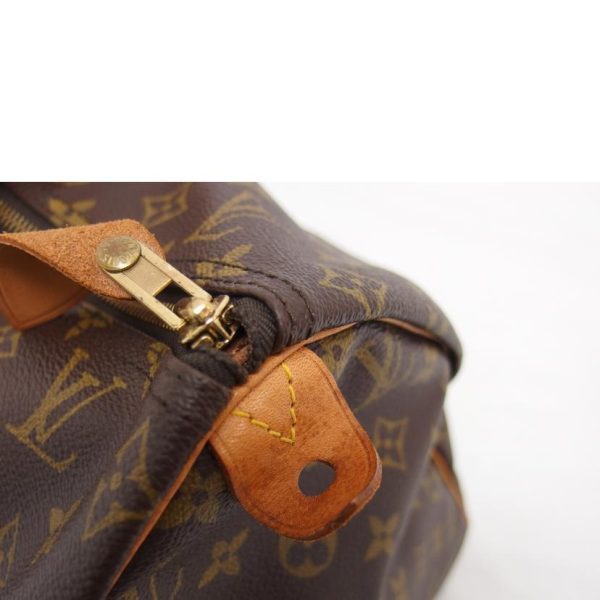 53963 8 Louis Vuitton Speedy Monogram Handbag Brown