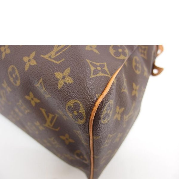 53963 9 Louis Vuitton Speedy Monogram Handbag Brown