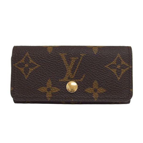 53970 1 Louis Vuitton Key Case Brown Multicle 4 Monogram