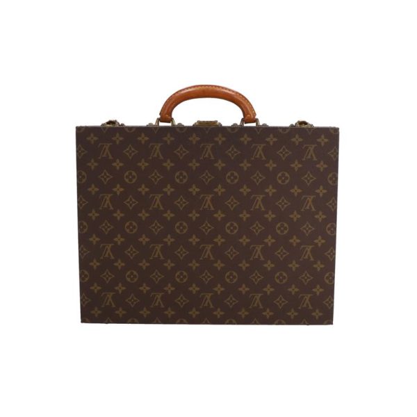 54010 2 Louis Vuitton Duplomat Monogram Briefcase Bag Brown