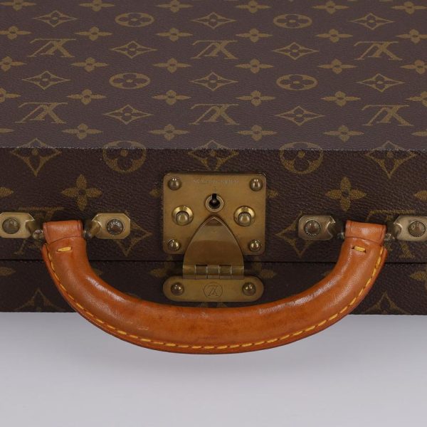 54010 8 Louis Vuitton Duplomat Monogram Briefcase Bag Brown