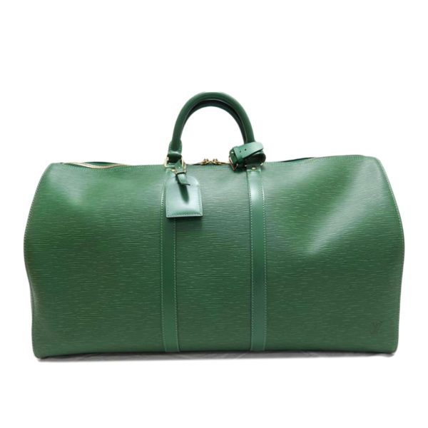 54025 1 Louis Vuitton Keepall 55 Bag Epi Borneo Green