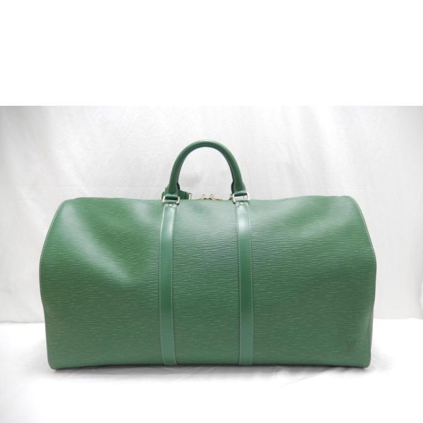 54025 2 Louis Vuitton Keepall 55 Bag Epi Borneo Green